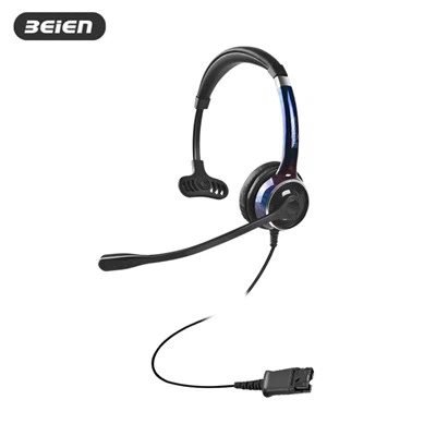 Headset Mono Pecahkan Cepat Corded